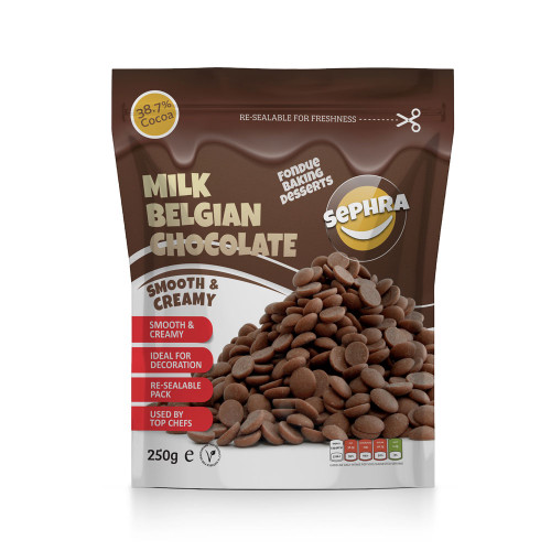 Sephra Belgian Milk Chocolate - 250g_0